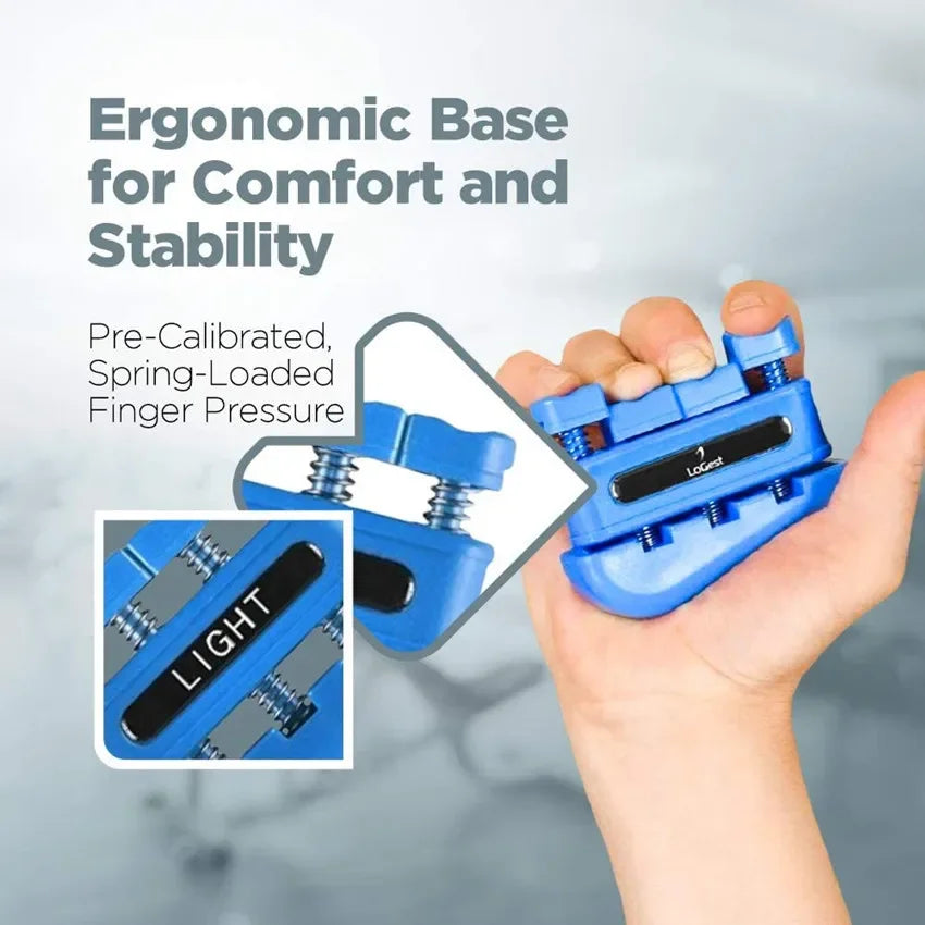 Segmental Hand Grip and Two Hand Finger Trainer for Rehabilitation and Strengthening Hand Grip Strengthener